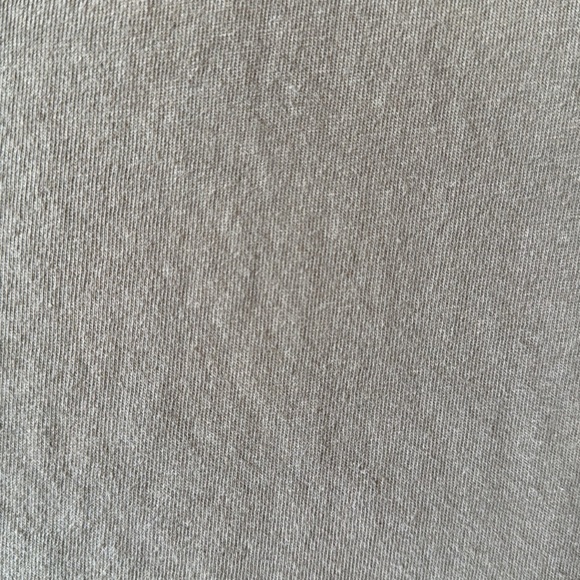 Vintage 90’s Russell Athletic Pro Cotton T-Shirt Taupe/Beige Front Patch XL - Picture 6 of 10